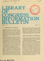 Library of Congress information bulletin