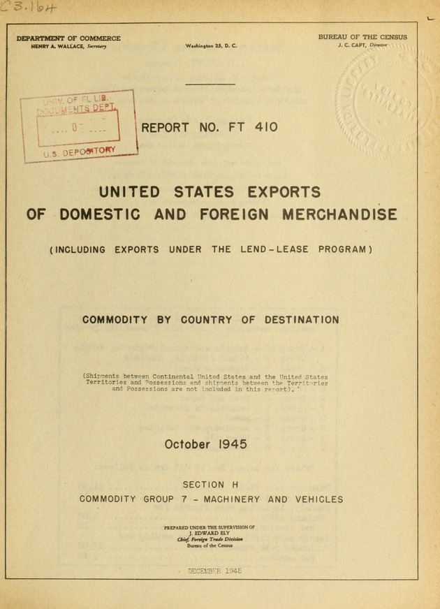 United States Exports Of Domestic And Foreign Merchandise